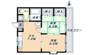 あやめ庵ハイツの物件間取画像